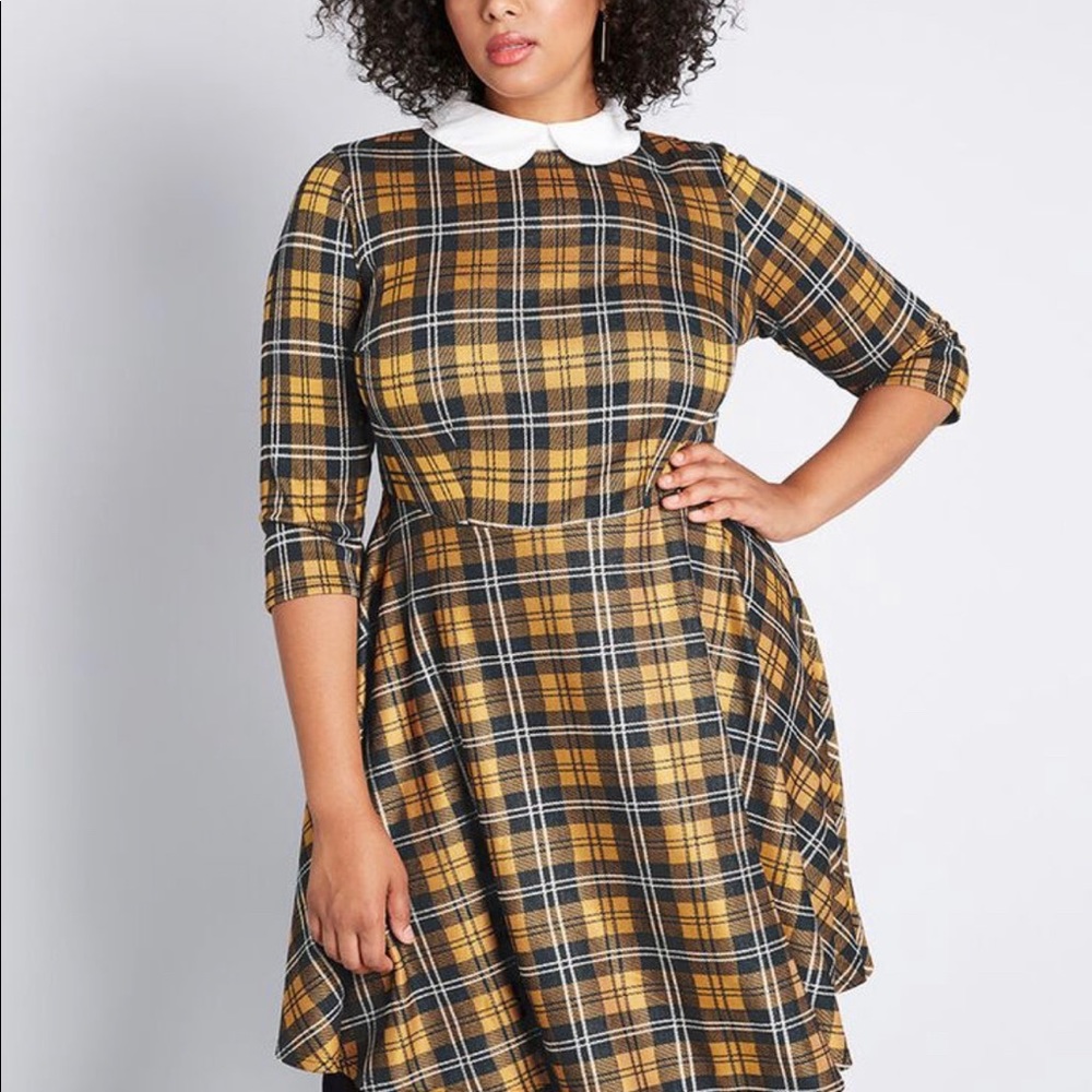 ModCloth plaid dress